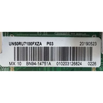 KIT DE TARJETAS PARA TV SAMSUNG / MAIN BN94-14751A / BN97-16192A / BN9414751A / FUENTE BN4400932N / BN44-00932N / L55E7_RSM / PANEL CY-NN050HGAV1H / MODELO UN50RU7100 / UN50RU7100FXZA AA02 - Imagen 2